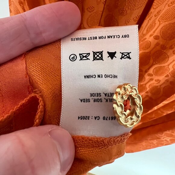 Anthropologie 100% Silk Grand Slam Jacquard Knit Tennis Racket Midi Dress Preppy - Picture 9 of 12